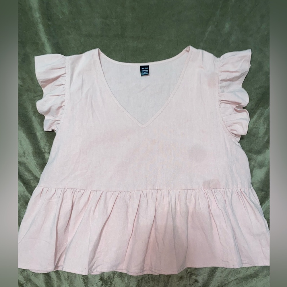 Shein top, those aren’t stains, it’s picture quality,